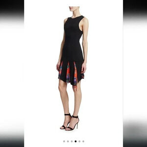 Derek Lam 10 Crosby Drop Waist Pleated Floral Tank Dress(2/4)
